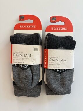 SEALSKINZ 2 pair Raynham
Waterproof All Weather Mid Length Sock